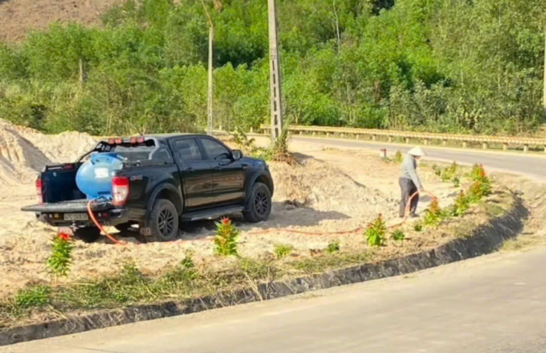 Xúc động chuyện chồng trồng 1 km phượng vĩ, 1.000 cây hoa hồng để tưởng nhớ vợ- Ảnh 1.