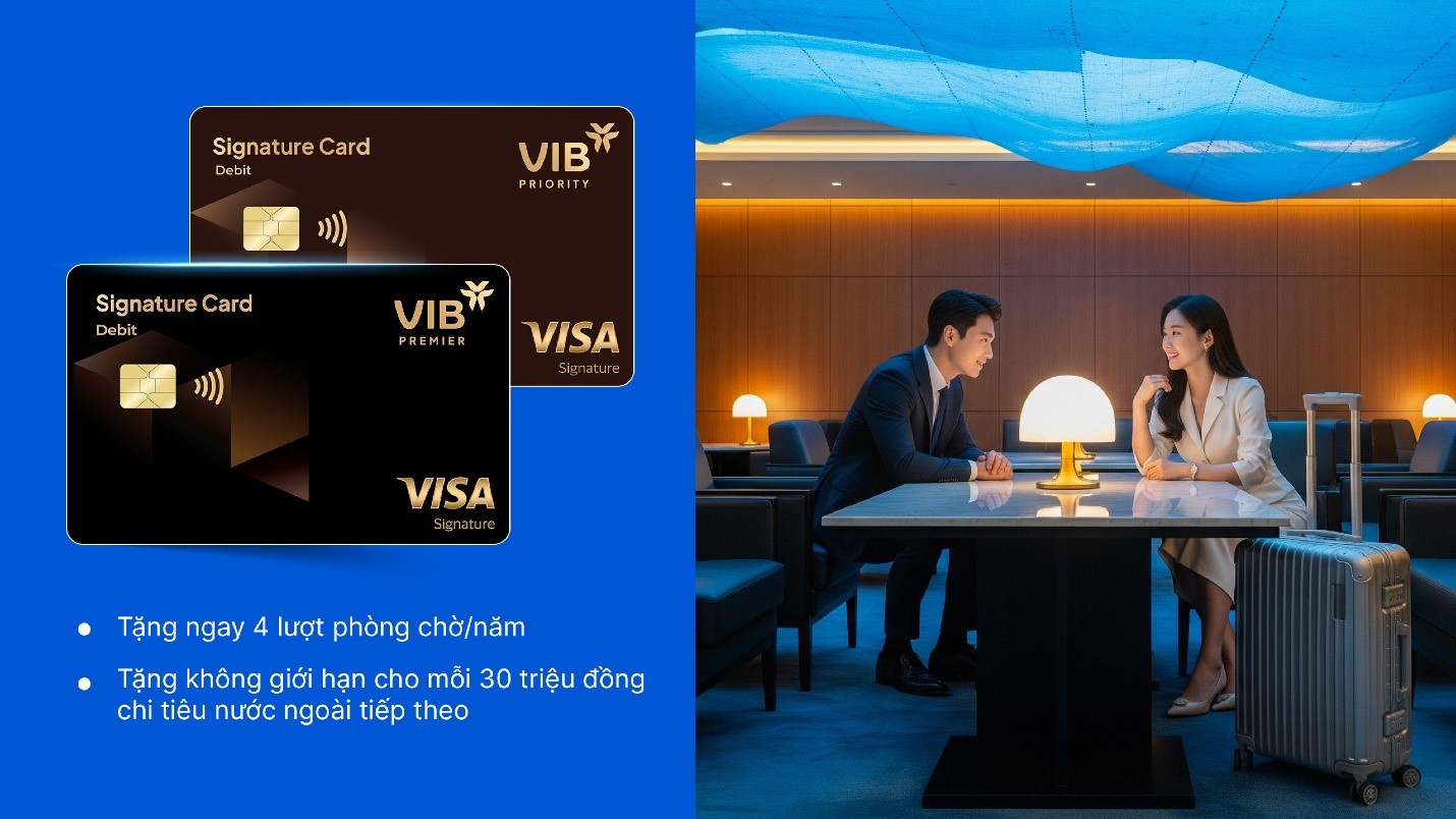 Khám phá đặc quyền sử dụng phòng chờ sân bay không giới hạn với thẻ VIB- Ảnh 3. Khám phá đặc quyền sử dụng phòng chờ sân bay không giới hạn với thẻ VIB- Ảnh 3.
