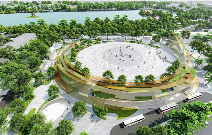 Di dời 59 công trình để xây dựng quảng trường phía đông Hồ Gươm trước 10/10- Ảnh 1.