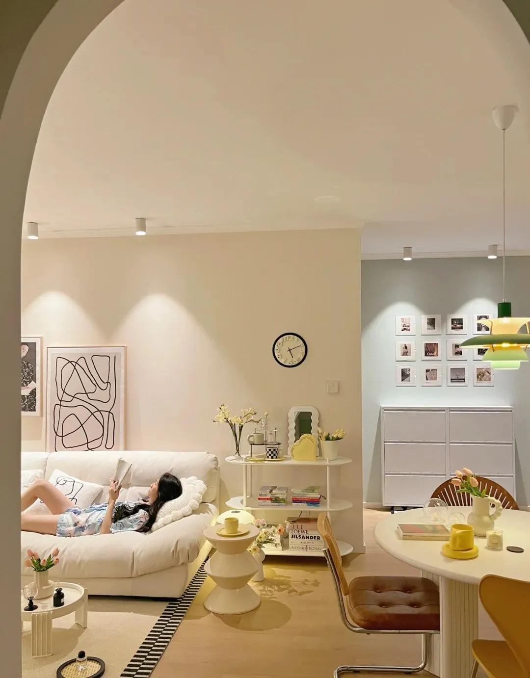 Căn hộ 76m² của người phụ nữ 32 tuổi được trang trí khéo đến mức gần như không cần dọn vẫn sạch bong kin kít- Ảnh 8.