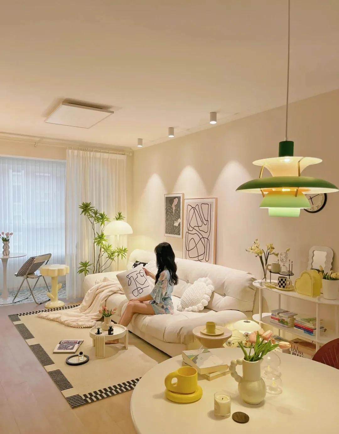 Căn hộ 76m² của người phụ nữ 32 tuổi được trang trí khéo đến mức gần như không cần dọn vẫn sạch bong kin kít- Ảnh 5.