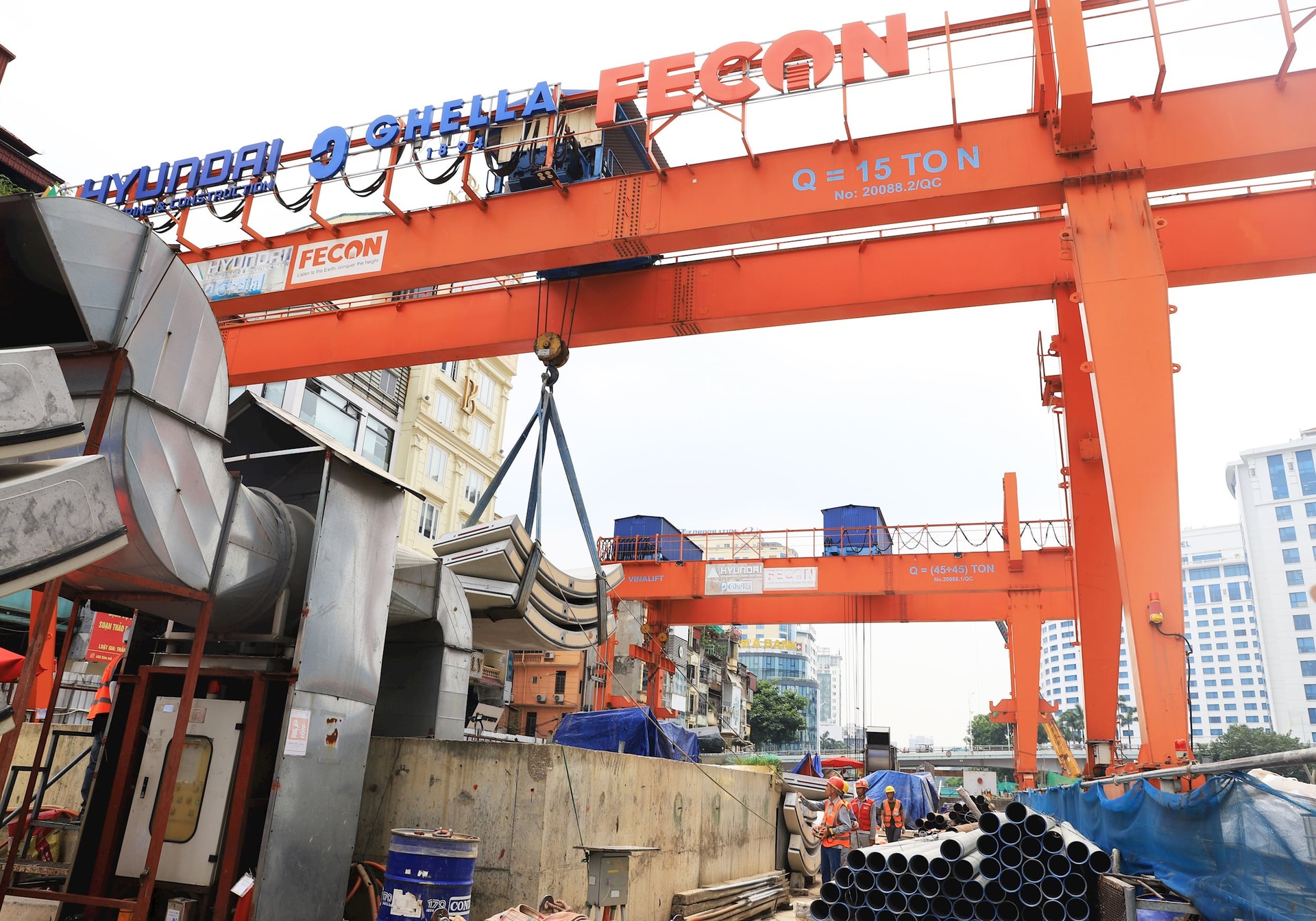 FECON trúng gói thầu đầu tiên tại dự án đường sắt đô thị số 2 Hà Nội, đoạn Nam Thăng Long - Trần Hưng Đạo- Ảnh 1.