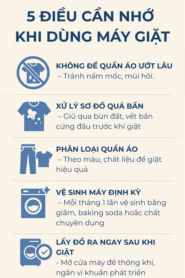 Vì sao không nên cho quần áo bẩn vào máy giặt ngay? Đơn giản nhưng không phải ai cũng biết- Ảnh 6. Vì sao không nên cho quần áo bẩn vào máy giặt ngay? Đơn giản nhưng không phải ai cũng biết- Ảnh 6.