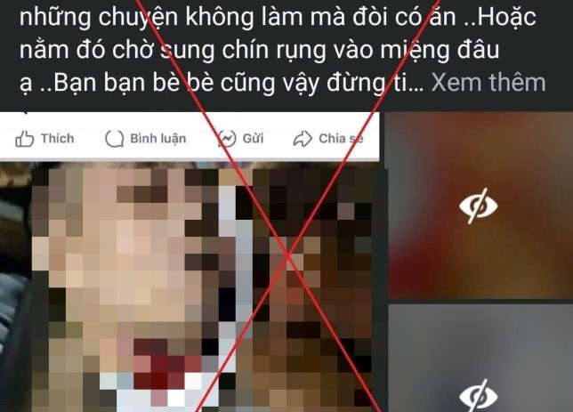Xử phạt người phụ nữ đăng tải hình ảnh rùng rợn để câu view- Ảnh 1. Xử phạt người phụ nữ đăng tải hình ảnh rùng rợn để câu view- Ảnh 1.