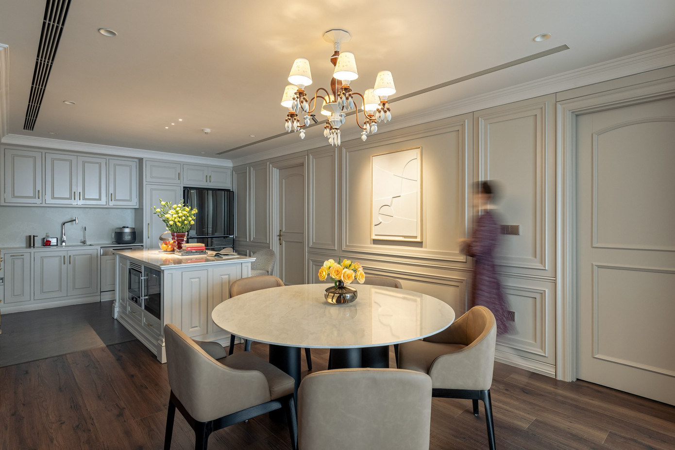 Quá trình biến đổi Penthouse từ phong cách Tân cổ điển sang hiện đại- Ảnh 9. Quá trình biến đổi Penthouse từ phong cách Tân cổ điển sang hiện đại- Ảnh 9.