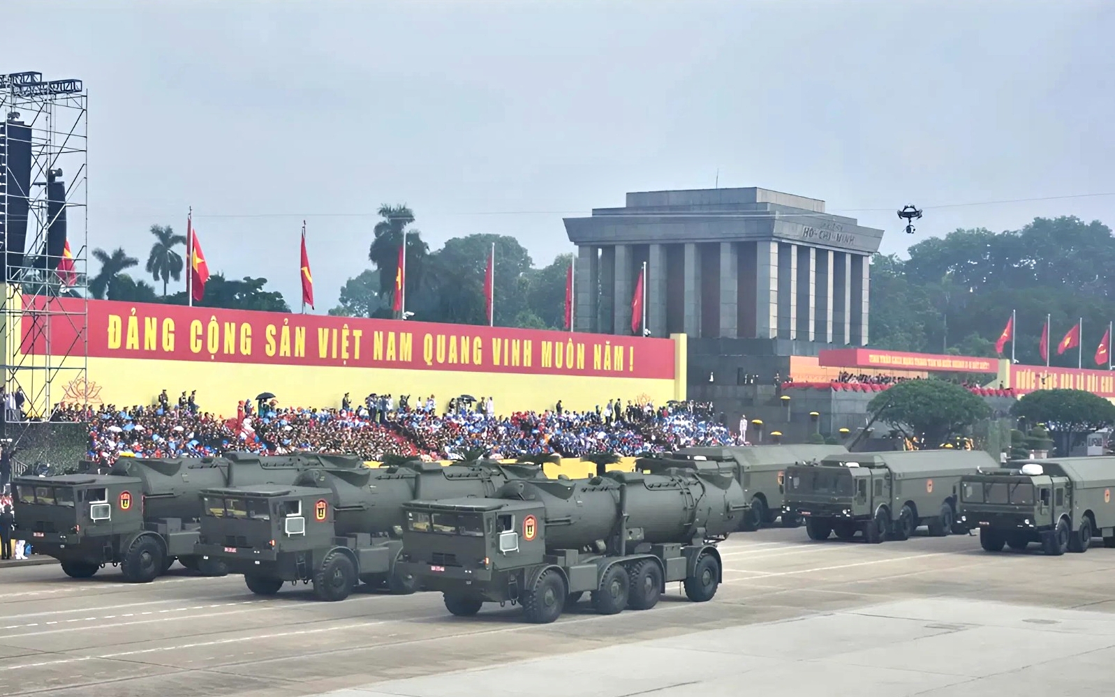 Tên lửa phòng thủ bờ biển Bastion-P tham gia diễu binh 2/9 sáng nay: Tốc độ tới 3.085 km/h, tầm bắn 300km- Ảnh 1. Tên lửa phòng thủ bờ biển Bastion-P tham gia diễu binh 2/9 sáng nay: Tốc độ tới 3.085 km/h, tầm bắn 300km- Ảnh 1.