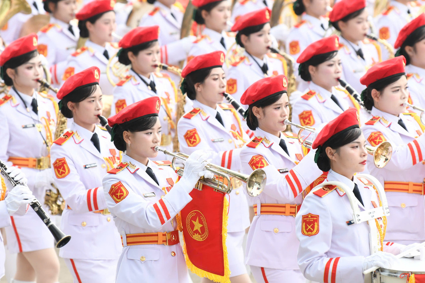 Những 'bông hồng thép' trong lễ diễu binh trên Quảng trường Ba Đình- Ảnh 8. Những 'bông hồng thép' trong lễ diễu binh trên Quảng trường Ba Đình- Ảnh 8.