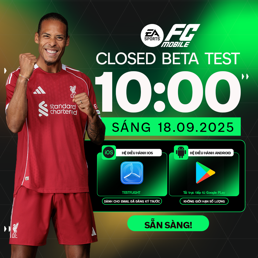 Đặc quyền cho người chơi tham gia EA SPORTS FC Mobile từ sớm: nghe Tạ Biên Cương và Nguyễn Khắc Cường bình luận, người chơi càng đông thì quà càng to- Ảnh 1.