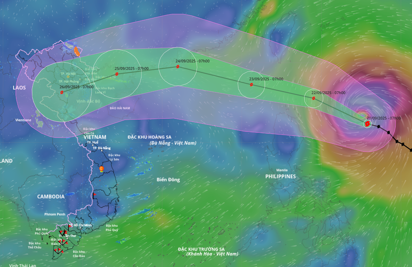 Bão Ragasa có thể mạnh lên cấp 16-17, dự báo đổ bộ đất liền nước ta- Ảnh 1.