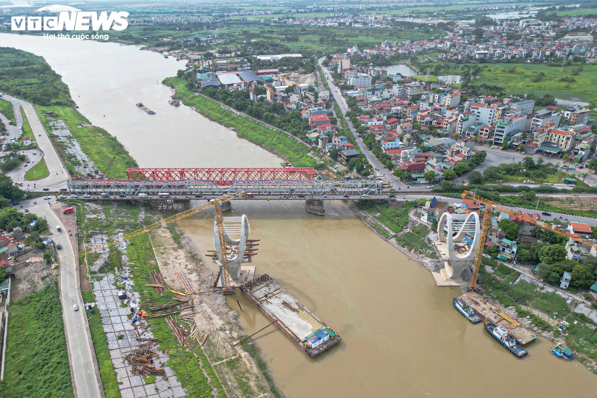 Lộ diện ‘dải lụa giao duyên’ bằng thép vắt qua sông Đuống- Ảnh 17.