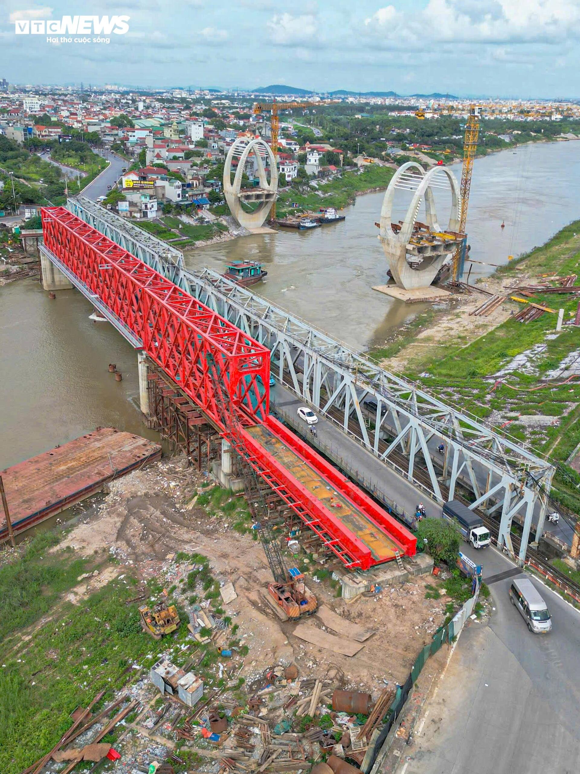 Lộ diện ‘dải lụa giao duyên’ bằng thép vắt qua sông Đuống- Ảnh 5.