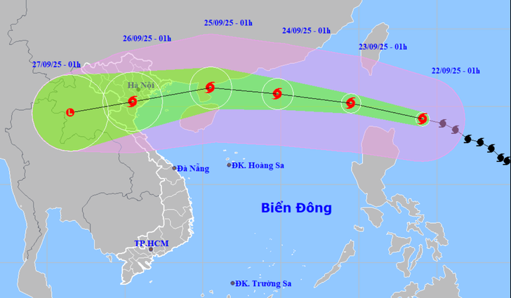 Siêu bão Ragasa mạnh nhất thế giới dự kiến vào Biển Đông ngày mai: Đây là những khu vực của nước ta có thể chịu ảnh hưởng- Ảnh 1. Siêu bão Ragasa mạnh nhất thế giới dự kiến vào Biển Đông ngày mai: Đây là những khu vực của nước ta có thể chịu ảnh hưởng- Ảnh 1.
