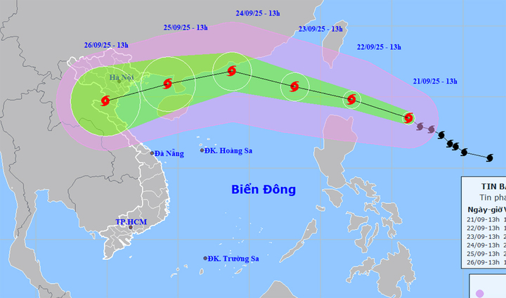 Siêu bão Ragasa cường độ cực đại tương đương Yagi, sẽ đổ bộ đất liền nước ta- Ảnh 1.