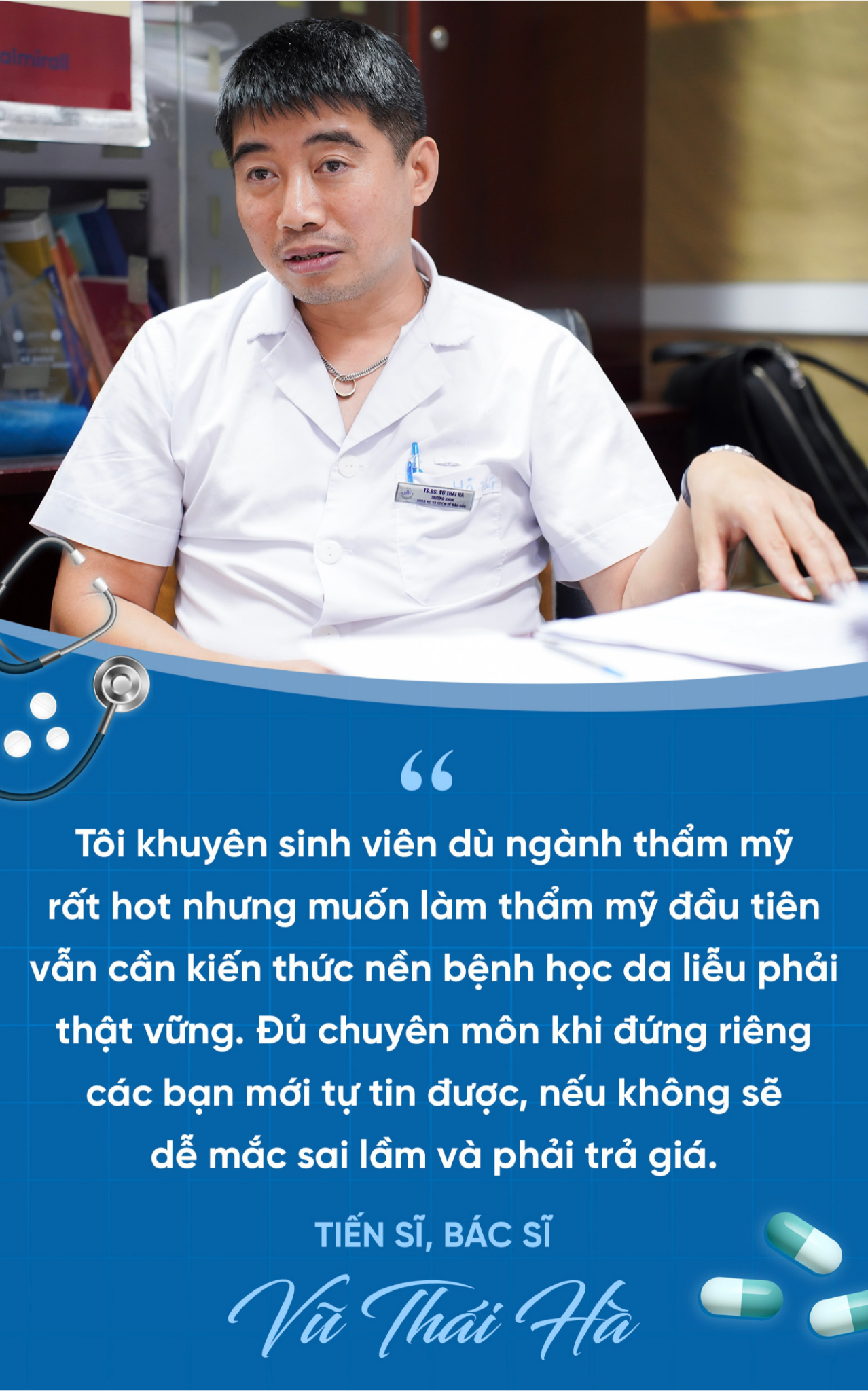 Tiến sĩ kể “sướng” chuyện học nội trú, tiết lộ: “Ít bác sĩ sống với nghề mà không xoay sở, nhưng bệnh nhân không có tiền tôi vẫn chữa với phí 200.000 đồng/tháng”- Ảnh 6.