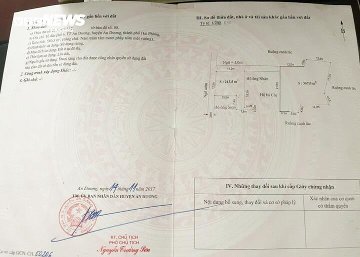 Cán bộ tính sai khiến dân mất gần 100m² đất ở: Đang rà soát, đính chính ‘sổ đỏ’- Ảnh 2.