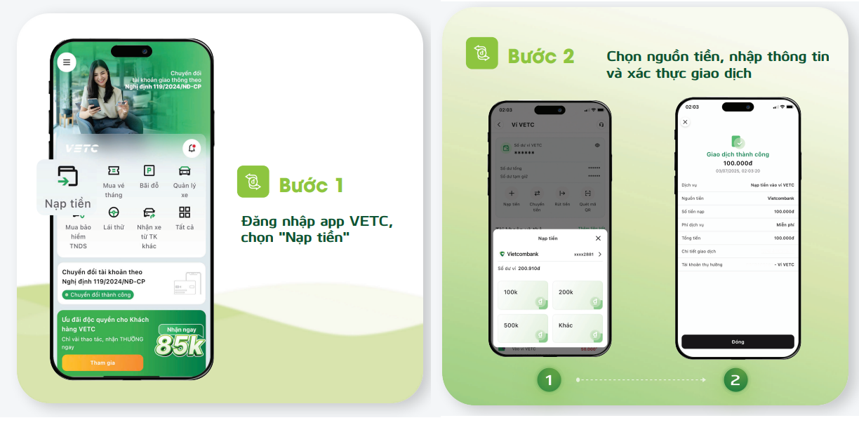 Cách liên kết tài khoản Vietcombank, VietinBank, Agribank, BIDV,... với VETC- Ảnh 2. Cách liên kết tài khoản Vietcombank, VietinBank, Agribank, BIDV,... với VETC- Ảnh 2.