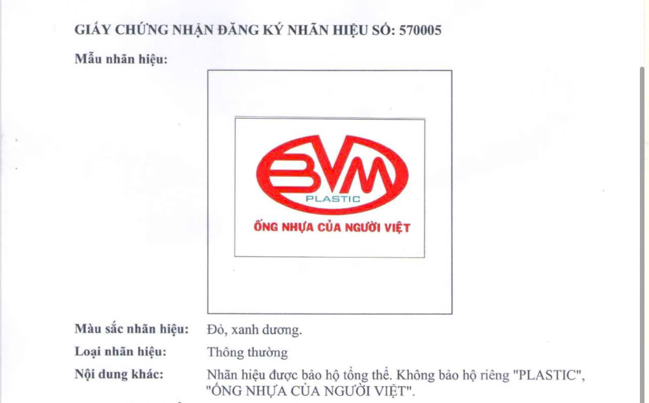 Vụ hai doanh nghiệp nhựa dùng chung từ “Bình Minh”: Bình Minh Việt được công nhận- Ảnh 2.