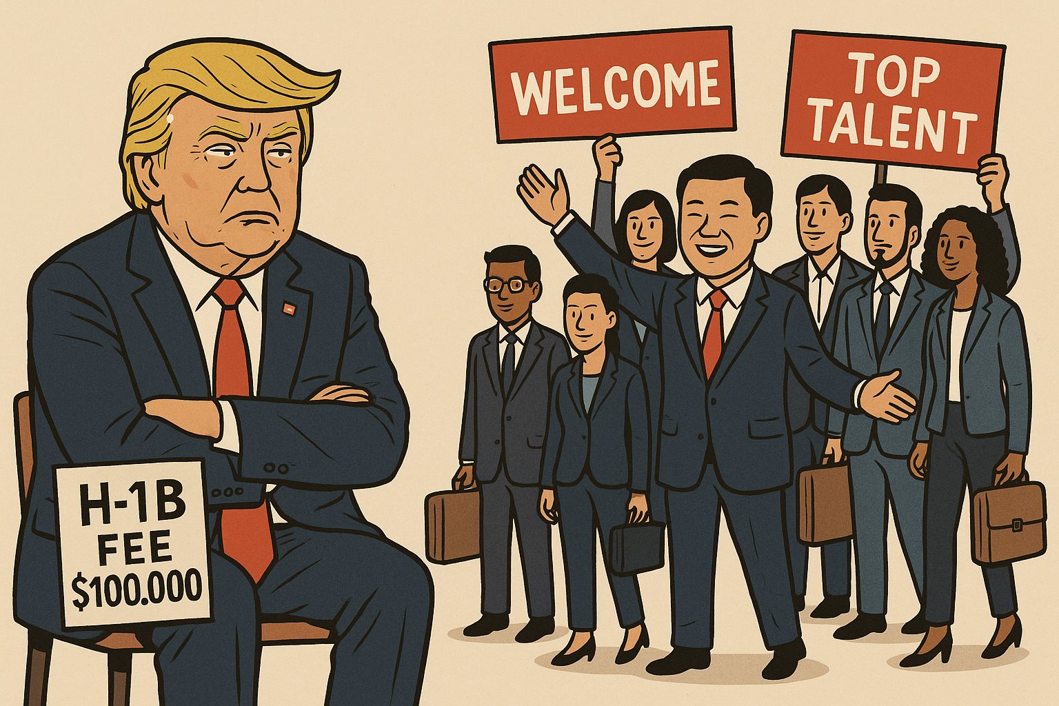 Khoản "thuế nhân tài" gần 3 tỷ của ông Trump: Trao cơ hội vàng cho các đối thủ cạnh tranh với Mỹ, bao gồm cả Trung Quốc- Ảnh 1.