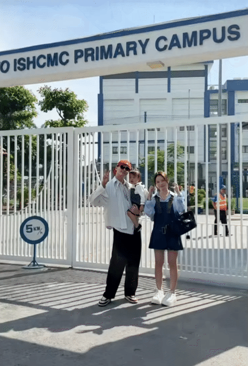 Học phí ngót nghét cả nửa tỷ/năm tại trường quốc tế cũng không ngăn được màn đi học muộn để đời của Alpha kid Nami nhà 