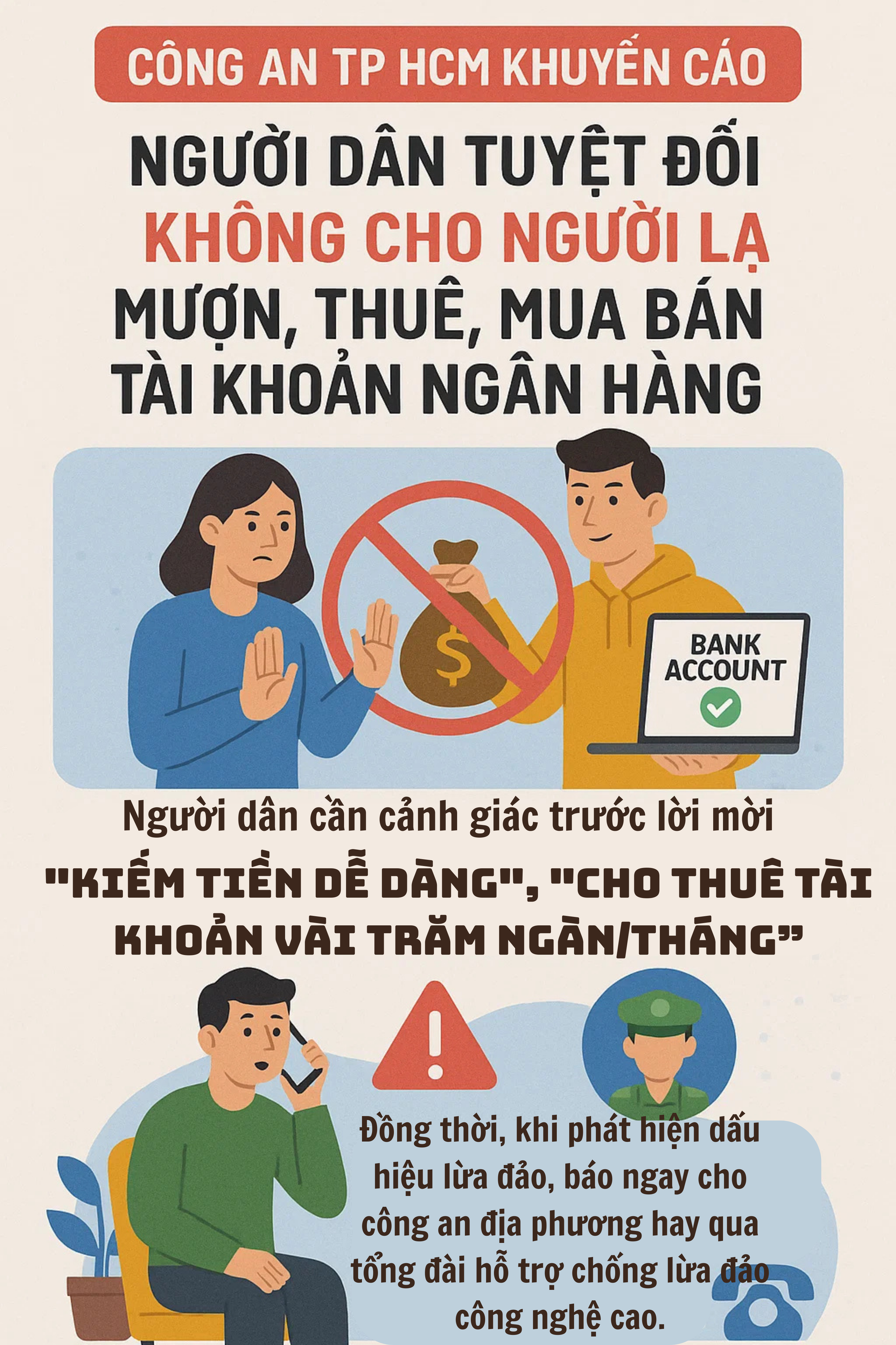 Công an phát cảnh báo khẩn liên quan đến tài khoản ngân hàng của tất cả người dân- Ảnh 2. Công an phát cảnh báo khẩn liên quan đến tài khoản ngân hàng của tất cả người dân- Ảnh 2.