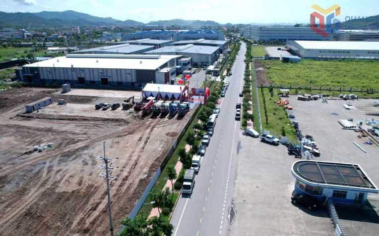Mặt bằng triển khai dự án tại Khu công nghiệp Đông Mai.