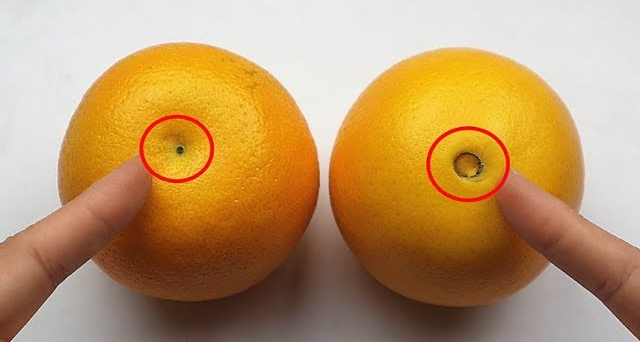 Mua cam, chỉ mất 10 giây học mẹo này là biết cam ngọt hay cam sượng- Ảnh 1.