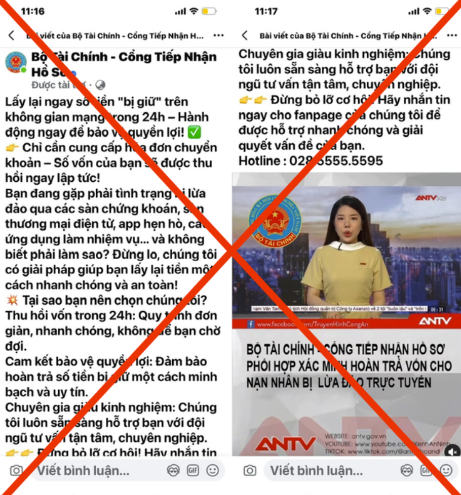 Cảnh báo giả mạo Facebook Bộ Tài chính để lừa đảo- Ảnh 1.