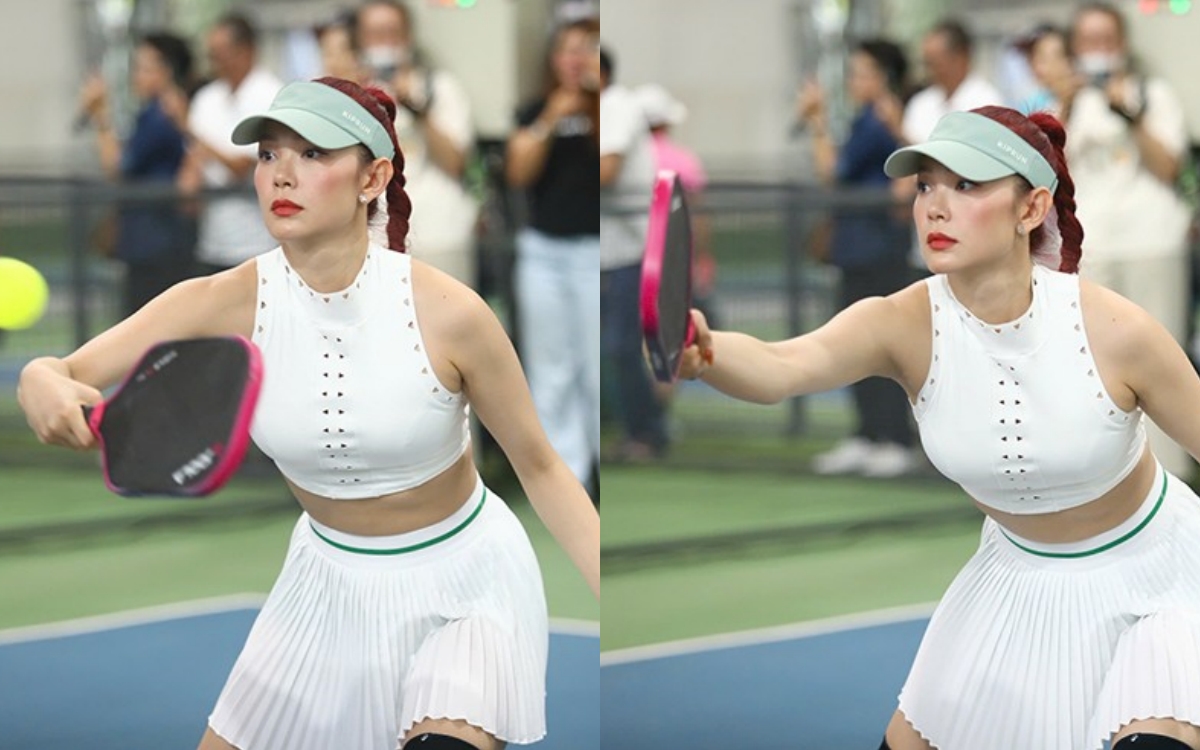 Lộ diện mỹ nhân là "fan cứng của pickleball", ra sân là sắm toàn vợt xịn, nhìn thôi cũng thấy cực kỳ chuyên nghiệp- Ảnh 4.