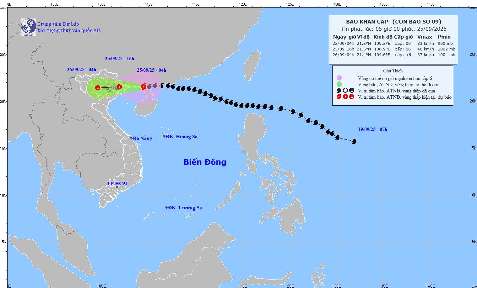 Tin mới nhất về cơn bão số 9: Trưa nay sẽ đổ bộ vào đất liền, nhiều tỉnh mưa to đến rất to- Ảnh 1. Tin mới nhất về cơn bão số 9: Trưa nay sẽ đổ bộ vào đất liền, nhiều tỉnh mưa to đến rất to- Ảnh 1.