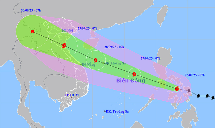 Bão Bualoi di chuyển nhanh gấp đôi bão bình thường, Bắc và Trung Bộ sắp mưa lớn- Ảnh 1.