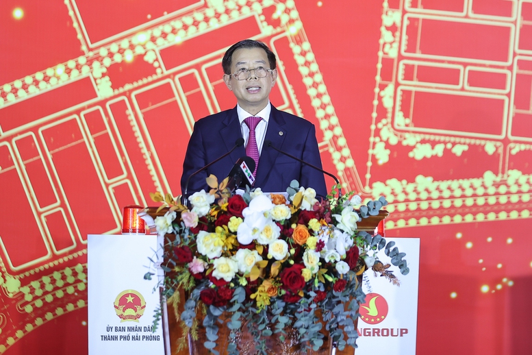 Thủ tướng dự lễ khởi công 2 dự án có tổng vốn 182 nghìn tỷ đồng tại Hải Phòng- Ảnh 4.
