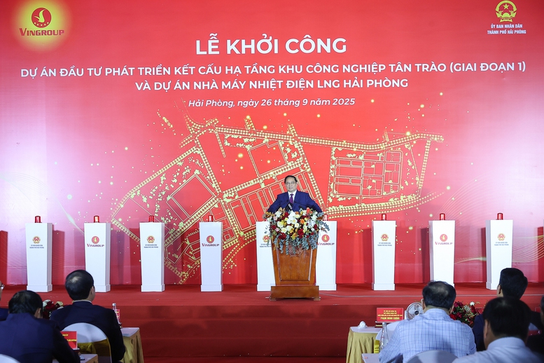 Thủ tướng dự lễ khởi công 2 dự án có tổng vốn 182 nghìn tỷ đồng tại Hải Phòng- Ảnh 7.