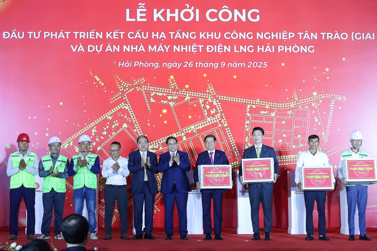 Thủ tướng dự lễ khởi công 2 dự án có tổng vốn 182 nghìn tỷ đồng tại Hải Phòng- Ảnh 8.