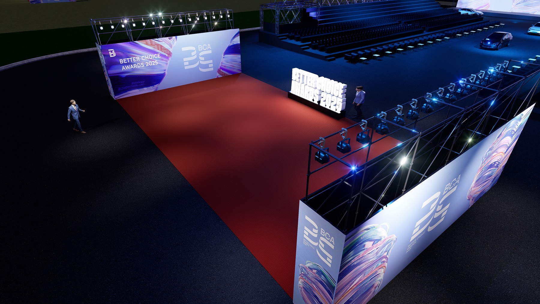 Bật mí không gian "tương lai" của Gala trao giải Better Choice Awards 2025: Từ robot chó, ô tô chạy lên sân khấu tới những màn trình diễn bùng nổ- Ảnh 2. Bật mí không gian "tương lai" của Gala trao giải Better Choice Awards 2025: Từ robot chó, ô tô chạy lên sân khấu tới những màn trình diễn bùng nổ- Ảnh 2.