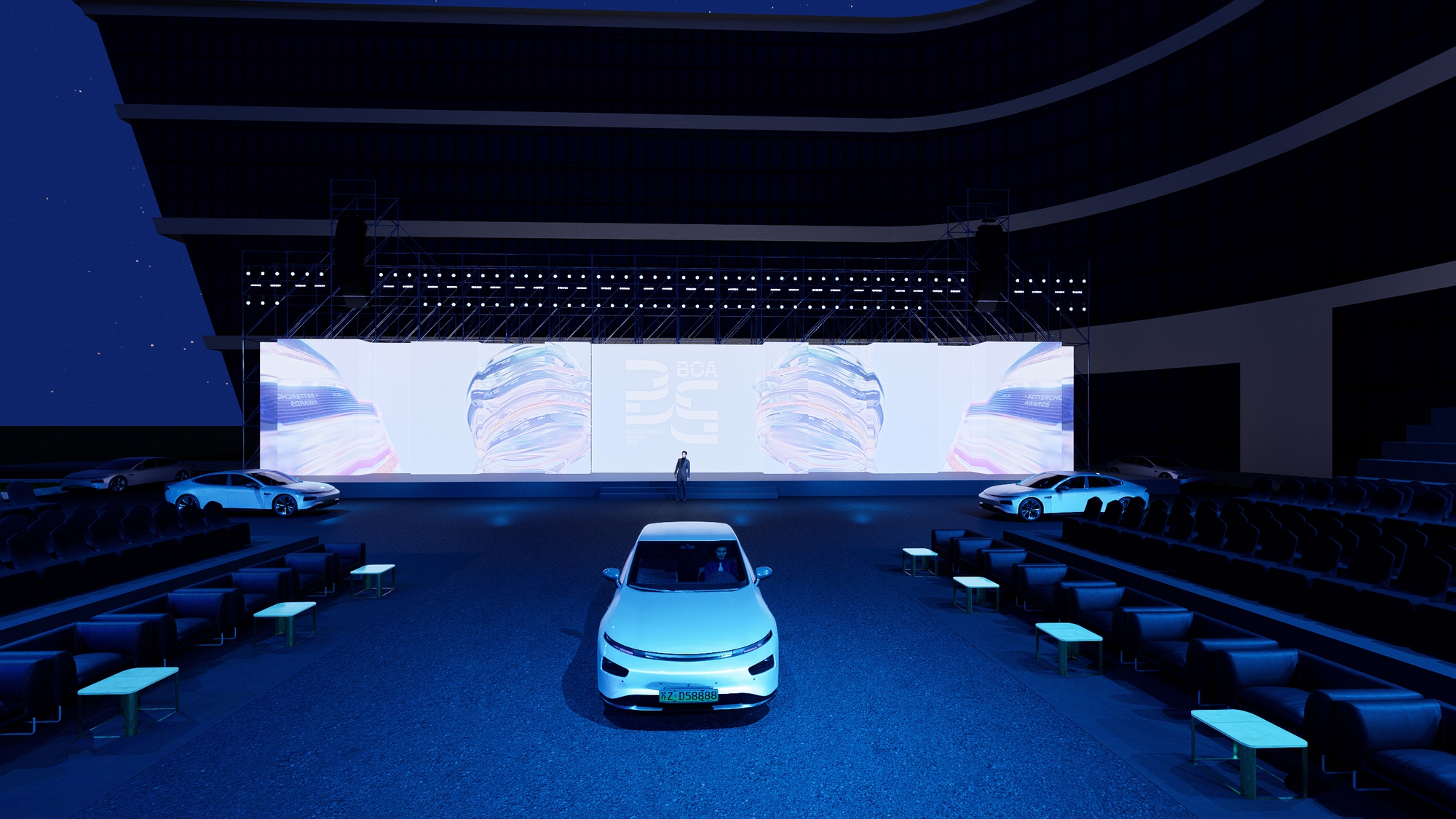 Bật mí không gian "tương lai" của Gala trao giải Better Choice Awards 2025: Từ robot chó, ô tô chạy lên sân khấu tới những màn trình diễn bùng nổ- Ảnh 7. Bật mí không gian "tương lai" của Gala trao giải Better Choice Awards 2025: Từ robot chó, ô tô chạy lên sân khấu tới những màn trình diễn bùng nổ- Ảnh 7.