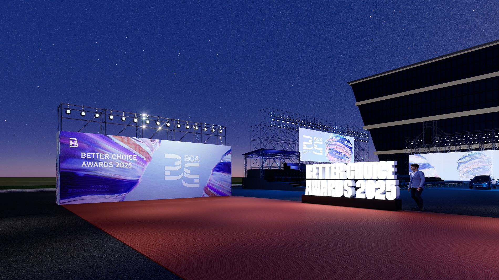 Bật mí không gian "tương lai" của Gala trao giải Better Choice Awards 2025: Từ robot chó, ô tô chạy lên sân khấu tới những màn trình diễn bùng nổ- Ảnh 4. Bật mí không gian "tương lai" của Gala trao giải Better Choice Awards 2025: Từ robot chó, ô tô chạy lên sân khấu tới những màn trình diễn bùng nổ- Ảnh 4.