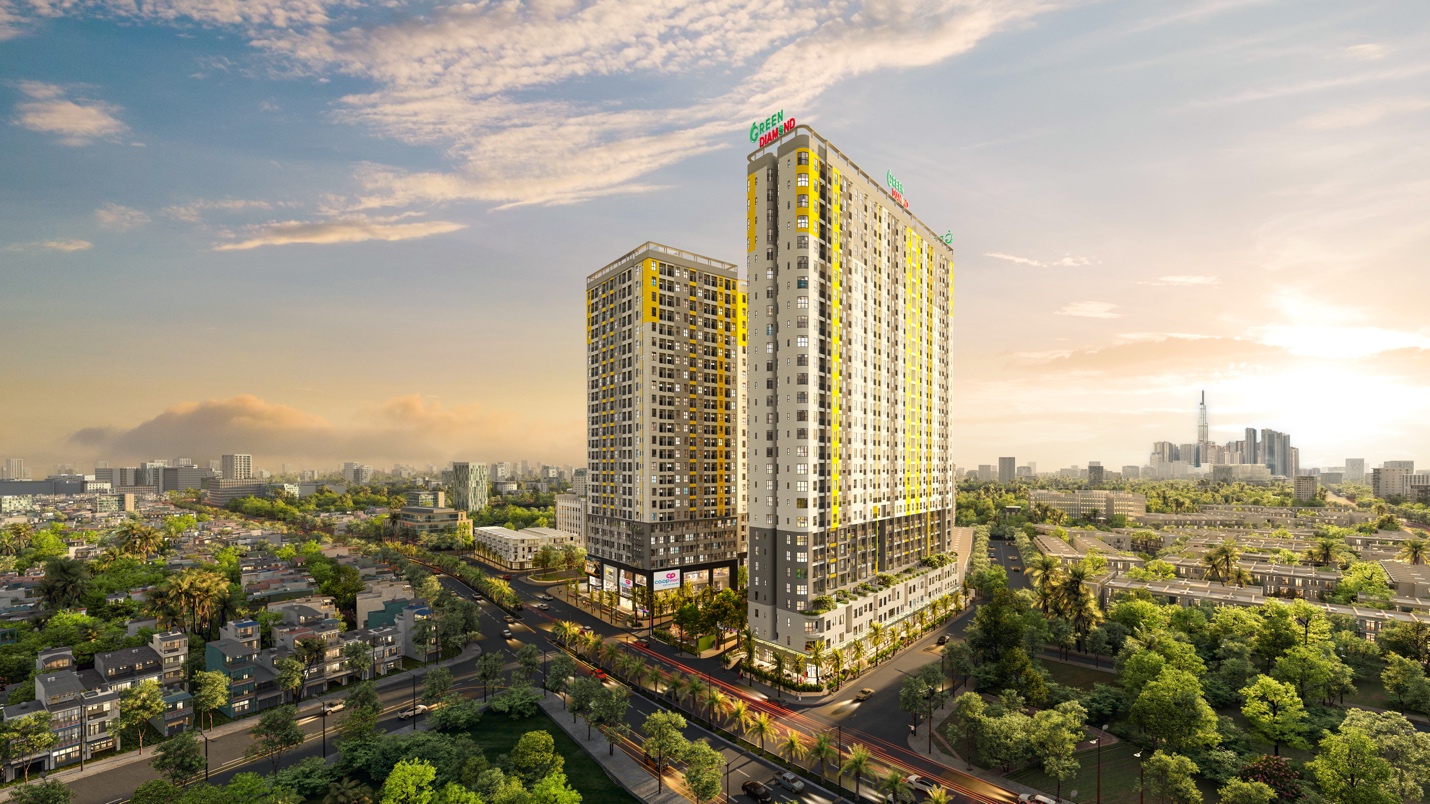 Ưu thế sống xanh Bcons City tháp Green Diamond nâng tầm giá trị- Ảnh 2.