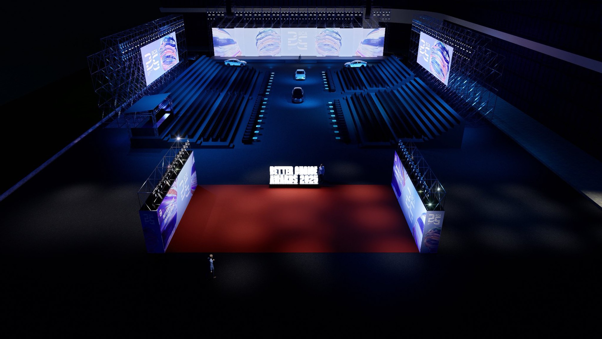 Hé lộ sân khấu hoành tráng của Better Choice Awards 2025: 1.500 chỗ ngồi, màn hình khổng lồ và phần ‘catwalk’ siêu cuốn của các mẫu xe của năm- Ảnh 2.