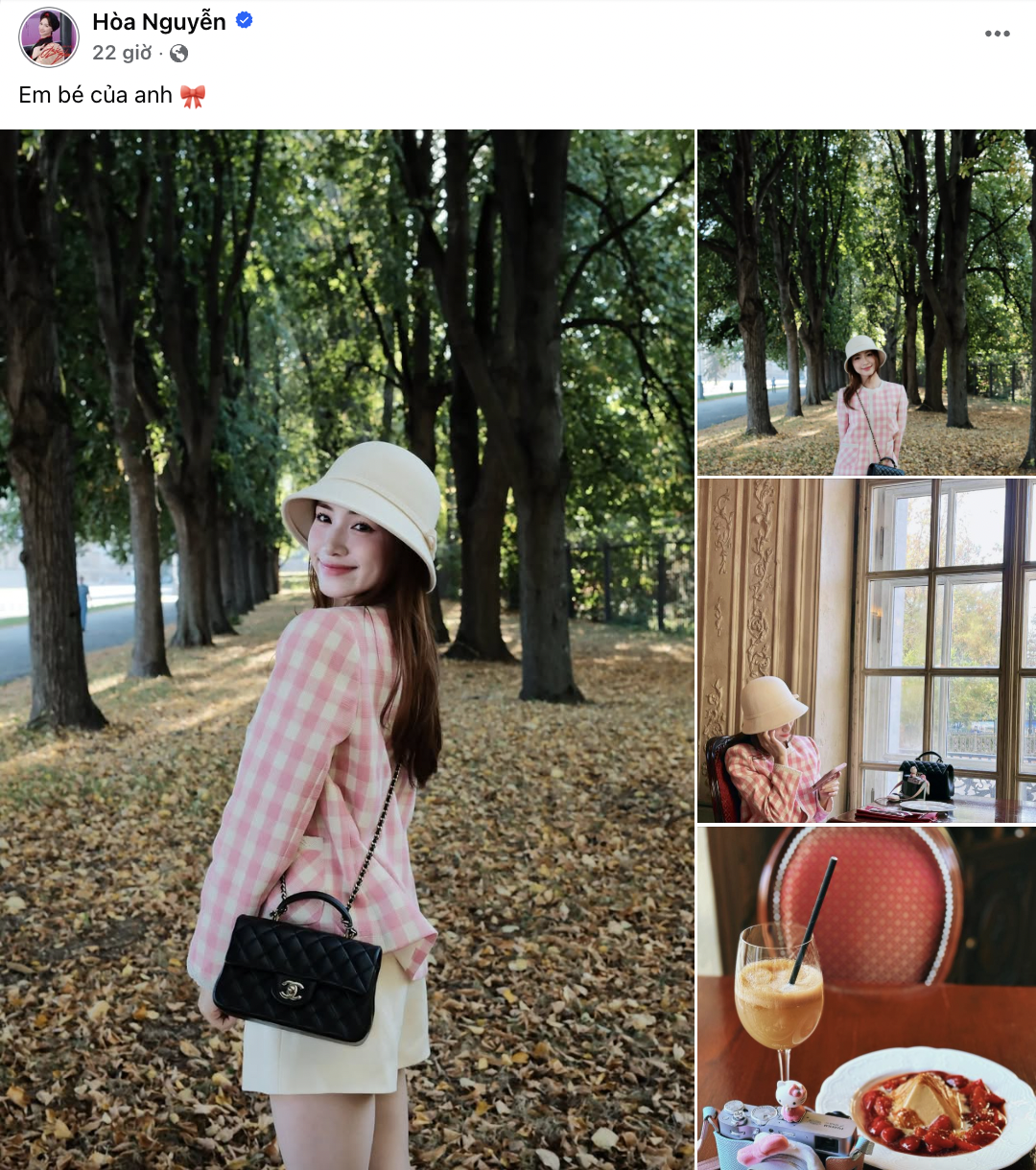 Hoà Minzy đeo túi Chanel do Văn Toàn tặng, viết caption ngọt ngào, cách phản ứng khi netizen  Hoà Minzy đeo túi Chanel do Văn Toàn tặng, viết caption ngọt ngào, cách phản ứng khi netizen
