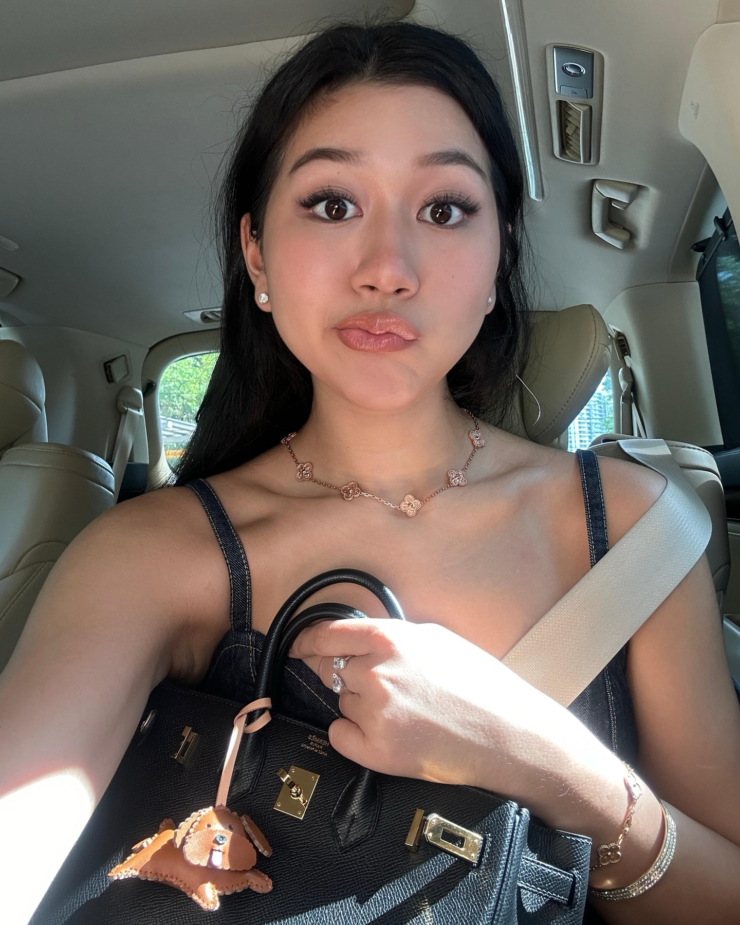 TikToker làm nghề "con gái nhà giàu": 3 tuổi ngồi trong túi Hermès, lớn lên chỉ nuôi chó vừa size Birkin 35- Ảnh 4.