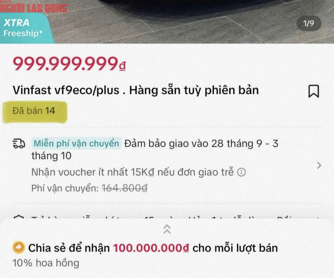 Đại lý ô tô "lách" chính sách của sàn để mở giỏ hàng bán xe tiền tỉ trên TikTok Shop?- Ảnh 4. Đại lý ô tô "lách" chính sách của sàn để mở giỏ hàng bán xe tiền tỉ trên TikTok Shop?- Ảnh 4.