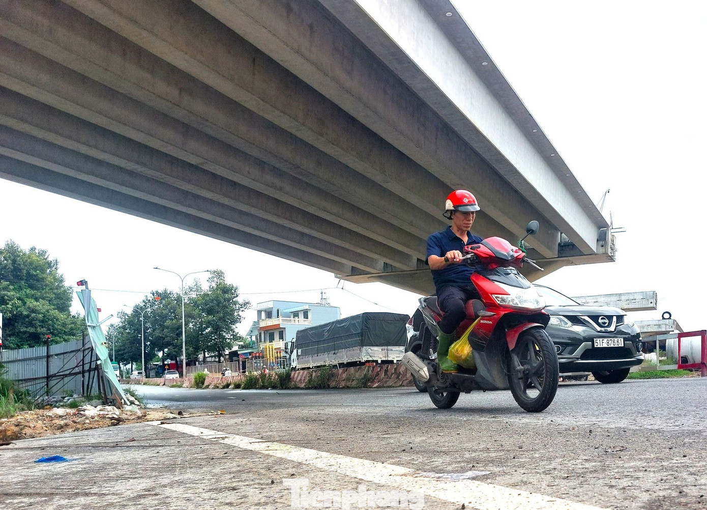 Lộ diện cầu vượt Vành đai 3 đầu tiên qua đường đô thị ở TPHCM- Ảnh 6.