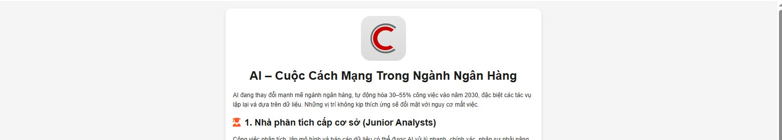 4 nghề ngân hàng dễ bị thay thế nhất bởi AI, chỉ còn 5 năm là đến viễn cảnh máy móc can thiệp 50% công việc- Ảnh 2. 4 nghề ngân hàng dễ bị thay thế nhất bởi AI, chỉ còn 5 năm là đến viễn cảnh máy móc can thiệp 50% công việc- Ảnh 2.