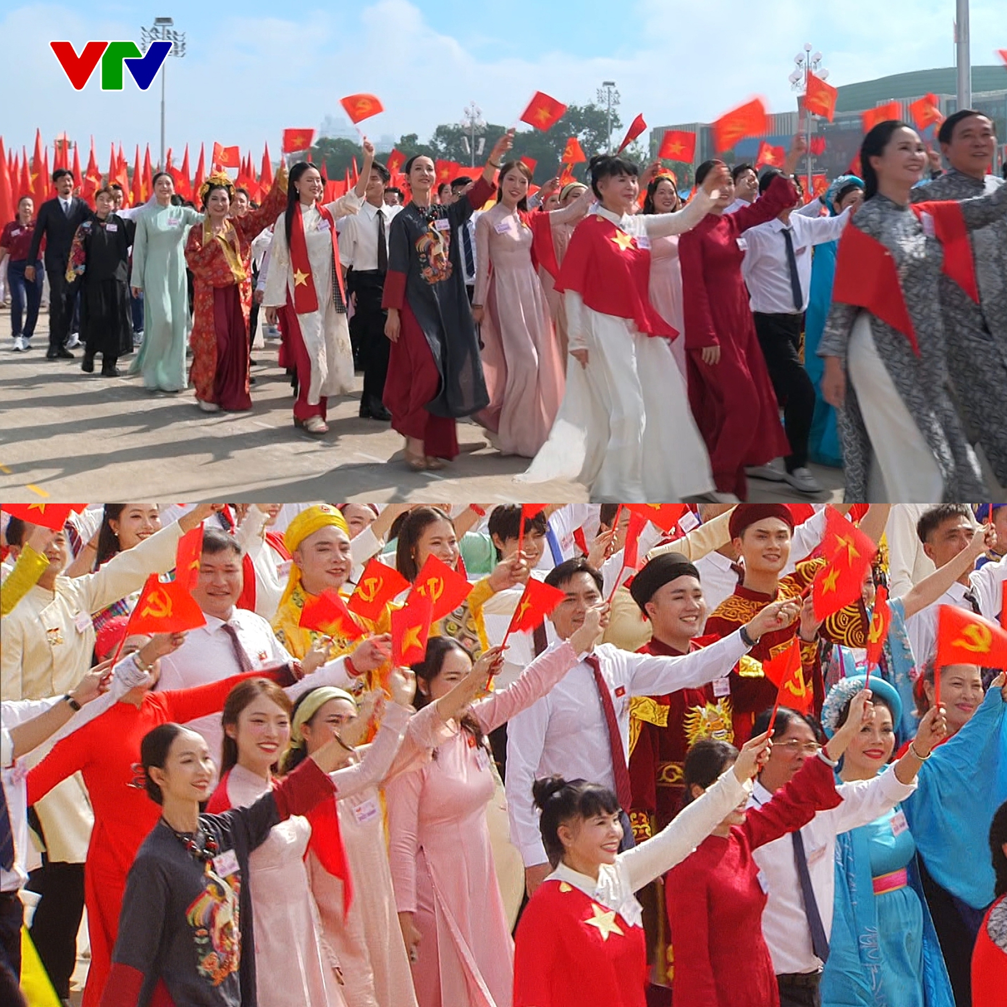 Cái kết không ngờ khi Khánh Vy đi diễu hành A80 gặp đúng thầy giáo của mình- Ảnh 1.