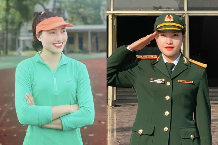 Nữ Đại úy xinh đẹp hộ tống rước đuốc A80 từng hoãn cưới để giành HCV SEA Games- Ảnh 3. Nữ Đại úy xinh đẹp hộ tống rước đuốc A80 từng hoãn cưới để giành HCV SEA Games- Ảnh 3.