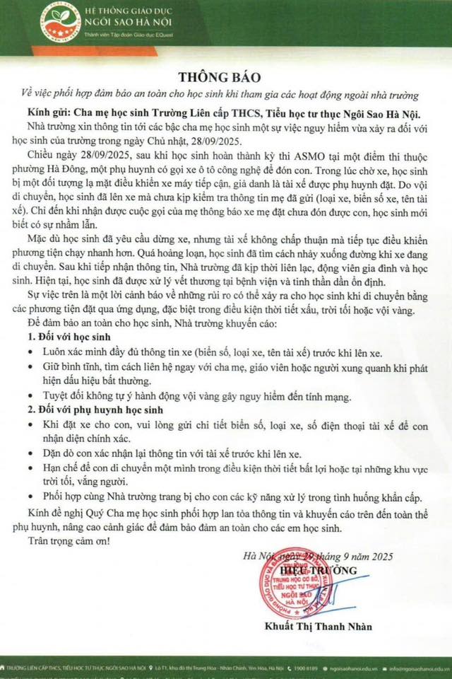1 trường ở Hà Nội p…