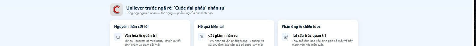 Thoát nguy cơ bị Warren Buffett thâu tóm, Unilever vẫn sa thải 1/4 lãnh đạo cấp cao, cắt giảm 18% nhân sự văn phòng trong 18 tháng- Ảnh 1.