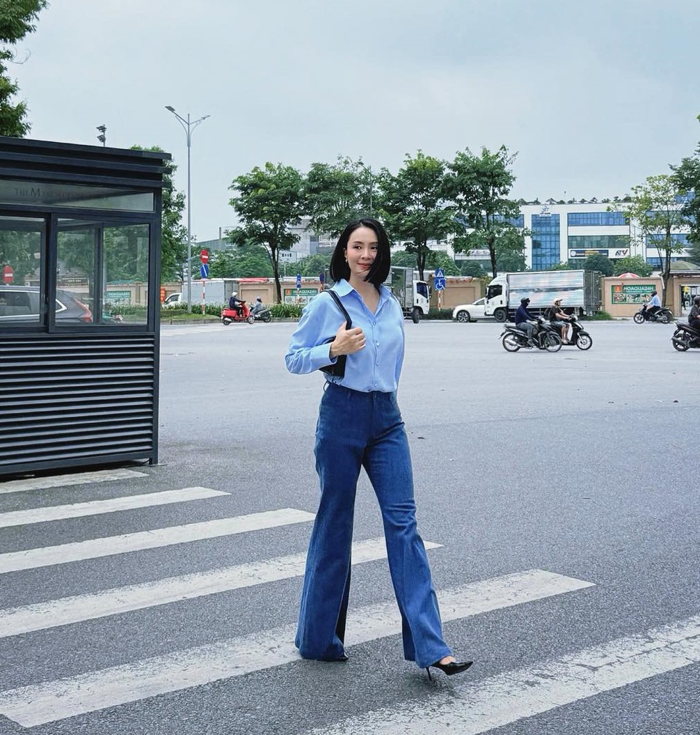Hồng Diễm được khen không ngớt về nhan sắc tuổi 42, phong cách thời trang cực trẻ trung và thanh lịch- Ảnh 5. Hồng Diễm được khen không ngớt về nhan sắc tuổi 42, phong cách thời trang cực trẻ trung và thanh lịch- Ảnh 5.