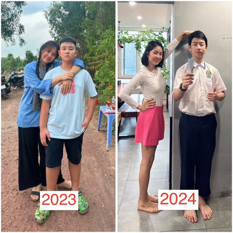 Con trai Lê Phương 14 tuổi cao gần 1,8m, visual chuẩn soái ca tương lai: Mẹ nói không bao giờ tiếc đầu tư cho con dùng món này mỗi ngày- Ảnh 3. Con trai Lê Phương 14 tuổi cao gần 1,8m, visual chuẩn soái ca tương lai: Mẹ nói không bao giờ tiếc đầu tư cho con dùng món này mỗi ngày- Ảnh 3.