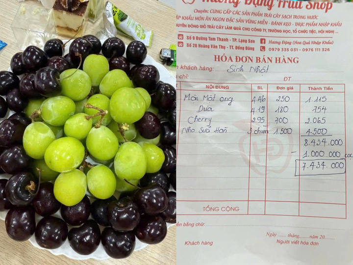 Vụ 3 chùm nho giá 4,5 triệu đồng: Phạt cửa hàng vì kinh doanh đồ nhập lậu- Ảnh 2.